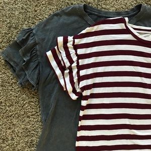 Universal Thread Ruffle Sleeve Top Bundle!